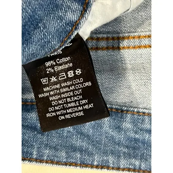 PRSTGE Snap Cargo Streetwear Jeans in Icey Blue Mens 34x30 - Picture 6 of 9
